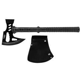 NEO TOOLS Camping Hatchet Tactical Axe/Hammer Tool with Sheath Stainless Steel Light Camping Axes Total Length: 32 cm Bushcraft Axe