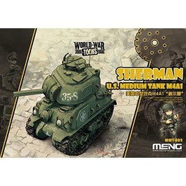 MENG WWT-002 M4A1 Sherman U.S Medium Tank World War Toon Model