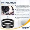 KEEPOW Vacuum Belt Replacement Compatible with Bissell PowerForce Helix Turbo