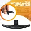 TonGass (2-Pack) RV Waste Valves Handles, Compatible with Camco -