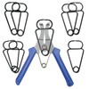 IRONSTAR Miter Spring Clamps Pliers for Woodworking, Including 8 Spring