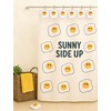 12 Pcs Fried Egg Shower Curtain Hooks, Cute Resin Decorative
