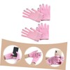 TOVINANNA 2Pairs Moisturizing Gel Gloves for Adult Skin Care Exfoliating