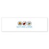 CafePress Nature Lover 10"x3" Rectangle Vinyl Bumper Sticker Car Decal