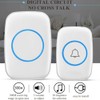 Wireless Doorbell Waterproof Wireless Chime Door Chime with 3 Volume