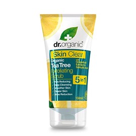 Dr Organic, Organic Skin Clear Face Scrub , Natural , Vegan , Cruelty Free , Paraben & SLS Free , Exfoliating , 150ml