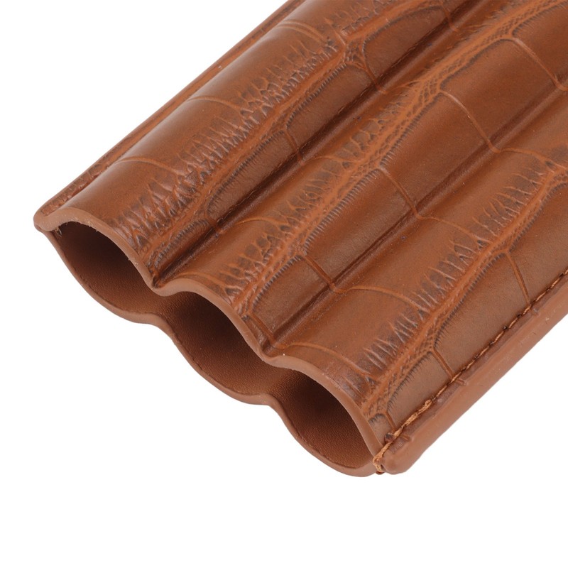 Cigar Holder Case Artificial Leather Portable Durable Elegant 3 Finger
