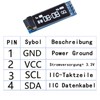Pack of 3 0.91 Inch OLED LCD Display Module Screen