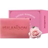 ISILANDON Jabón De Baño Natural Con Aroma A Rosas, Infusionado