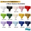 PartiPallete 3-Pack Premium Plastic Light Lime Green Tablecloth Disposable 54"