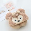 Hooded U Shaped Pillow Cute Cartoon Travel PP Cotton U