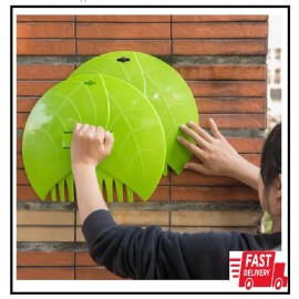 Pair of Leaf Scoops Hand Rakes for Lawn and Garden Cleanup