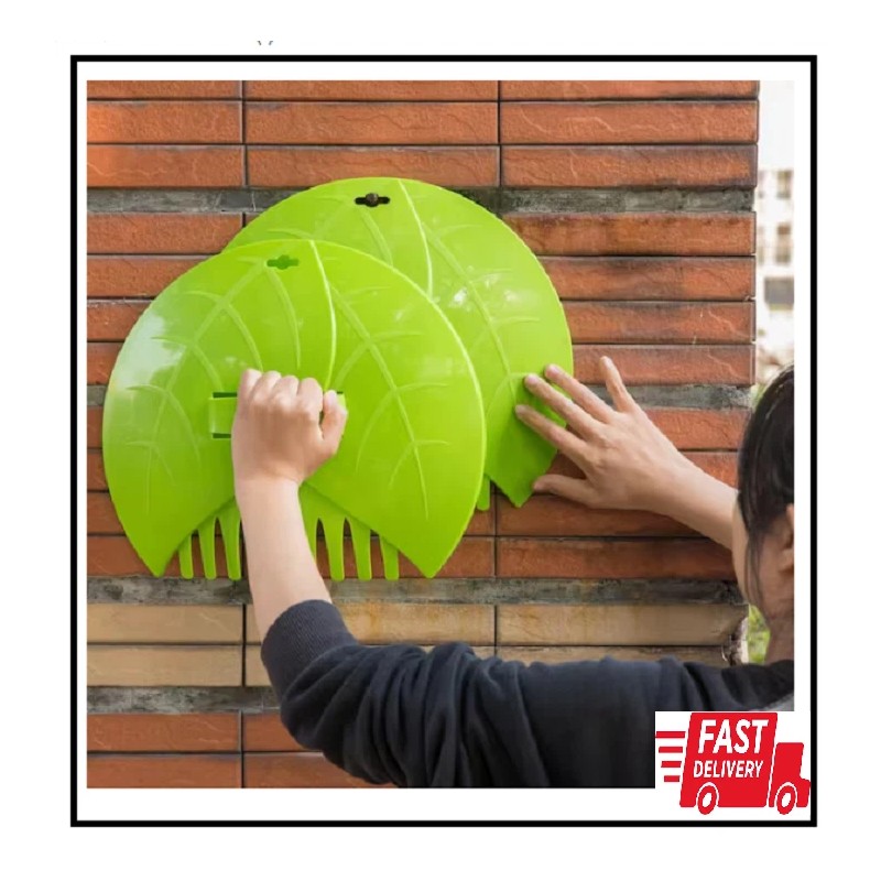 Pair of Leaf Scoops Hand Rakes for Lawn and Garden