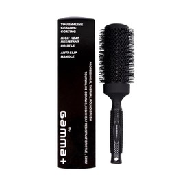 Gamma+ Professionelle Thermo-Haarbürste aus Turmalin-Keramik, rutschfester Griff, leicht, Durchmesser (53 mm)