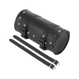 ACROPIX Universal Motorcycle Fork Handlebar Tool Bag Cycling Storage Pouch Bag Waterproof Faux Leather Black Car Parts