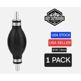 Get Outdoors Products 5/16" Hand Primer Bulb Outboard Car Marine Boat Gas Fuel Line Pump All Fuels NEW