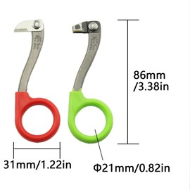 ZRM&E 2 cortadores de ladridos de anillos 0# + 3# 90 mm cuchillo para árbol de frutas de jardín, poda