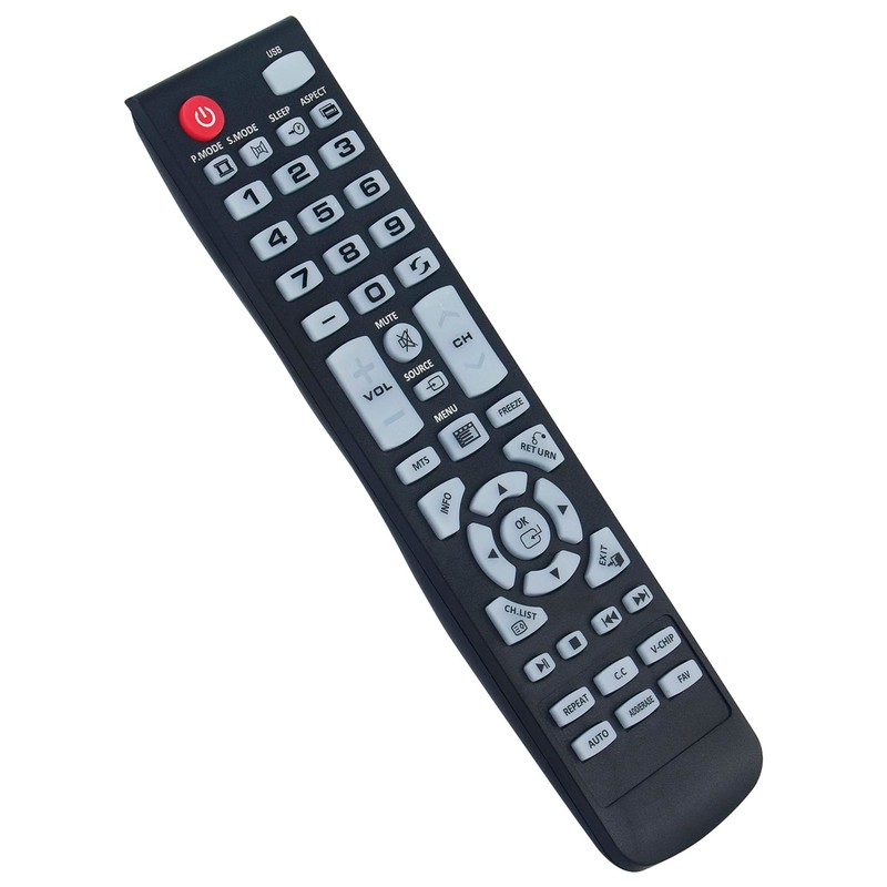 Replacement TV Remote Control Compatible with Element LCD LED TV