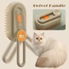 3-in-1 Steam Pet Brush for Cats & Dogs – Self-Cleaning