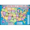 Made in USA United States MAP 4X6 Fridge Magnet Refrigerator