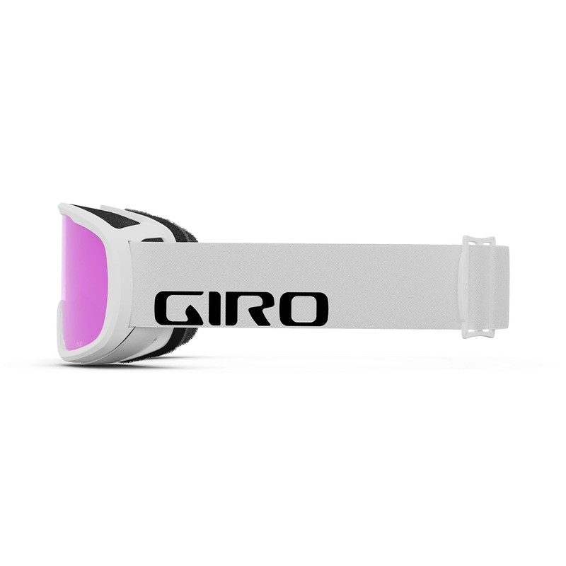 Giro 7144868 Cruise White WORDMARK Amber Pink Goggles, Asian Fit