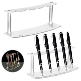 letuxaamz Desk Organiser Pen Holder Storage Shelf Fountain Pen - Display Stand Pen Box Pen Holder Pencil Storage Box Brush Container Pens Holder for Office Home Supplies