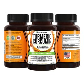 Farmhaven Cúrcuma Curcumina 1965mg Cápsulas Veganas