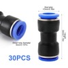 Pneumatic Connectors 4 mm, Hose Connector 4 mm, Quick Coupling