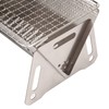 Folding BBQ Grill Heat Resistant Stainless Steel Collapsible Charcoal Grill