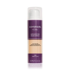 COVERGIRL Advanced Radiance Age Defying Foundation Makeup Medium Light, 1 oz (packaging may vary)