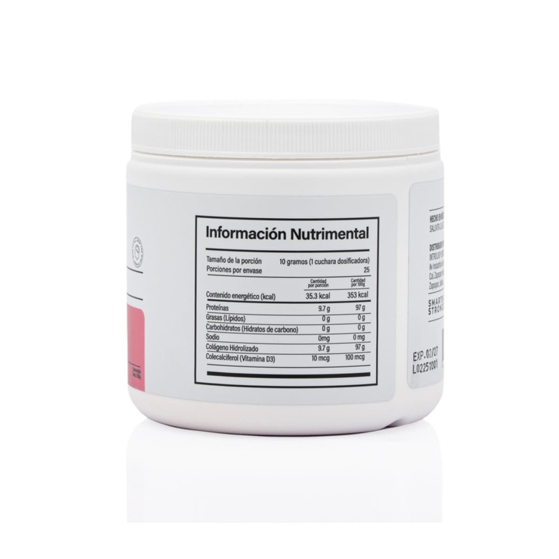 Intrology Colágeno Hidrolizado con Vitamina D 400 IU, Suplemento Alimenticio,