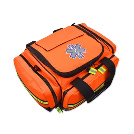Lightning X Modular Large EMT Medic First Responder EMS Trauma Jump Bag w/Embroidered Name - ORANGE