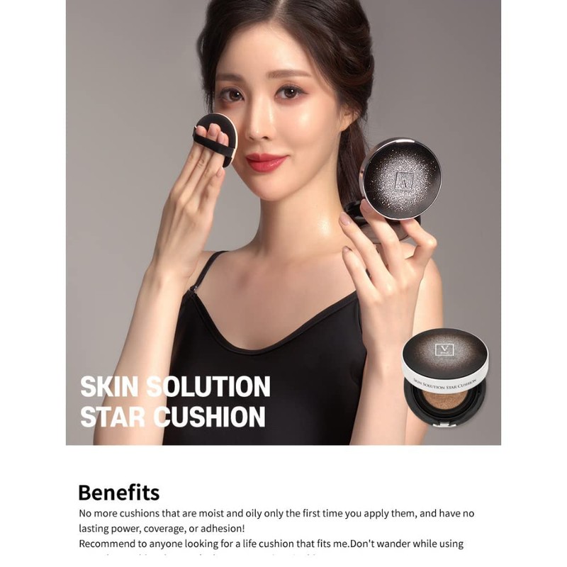 FAU Skin Solution Star Cushion, Foundation, Sensitive Skin, Elasticity, Gloss,