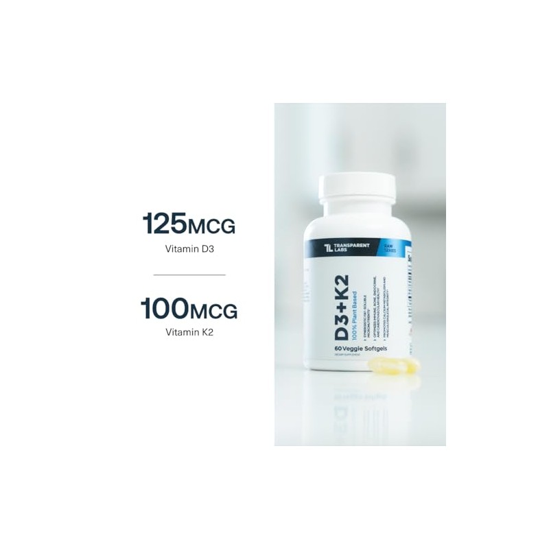 Transparent Labs Vitamin D3 K2 - Vitamin D & K2