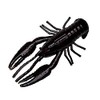 Yum Lures YCRB301 Craw Bug Fishing Bait, Black Neon, 3.25"