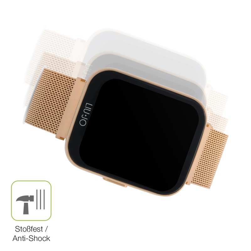 dipos FLEX 2x Schutzfolie matt passend für Liu Jo Smartwatch