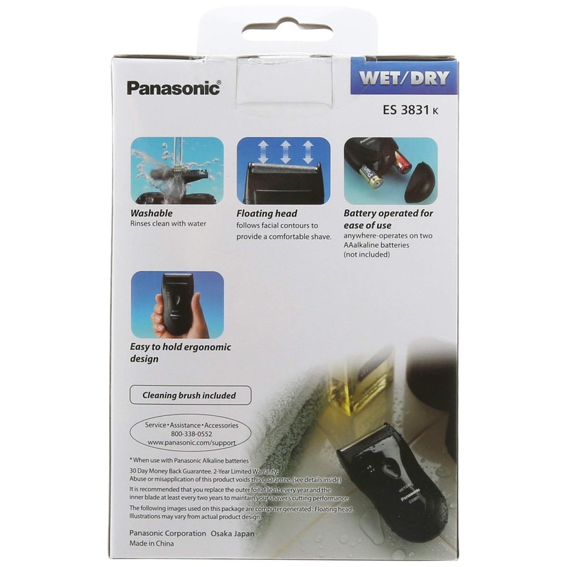 Panasonic Electric Razor for Men, Cordless Wet Dry Lightweight Shaver