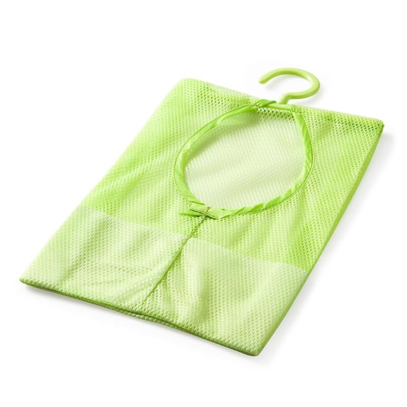 MAGICLULU 2pcs Mesh Clothespins Bag Clothes Drying Bag Bathroom Mesh