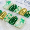 Provence Clover Handmade Nail Tips - Stiletto L / 프로방스