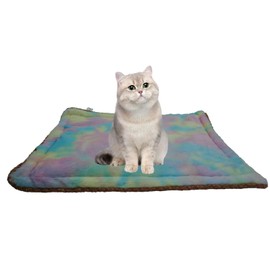 neolun Self Warming Cat Bed, Super Soft Thermal Dog Crate Bed Mat for Sleeping, Washable Anti-Slip Self Heating Pet Kennel Pad for Small Medium Cats Dogs Indoor Outdoor (Color, XL)
