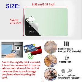 Pounchi Anime Fruit Credit Debit Card Decor Stickers Skin (12 Pcs) Cartoon Merch Gifts for Transportation Key Card and Personalizing Bank Cards Covering