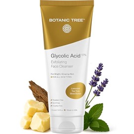 Botanic Tree Buy 1 Glycolic Acid Exfoliating Cleanser and Get 1 Age Defense Retinol Serum(Pack of 2)-Anti Aging,Acne Face- Wash For Wrinkles, Lines & Spots Reduction With 100% Organic Extracts.