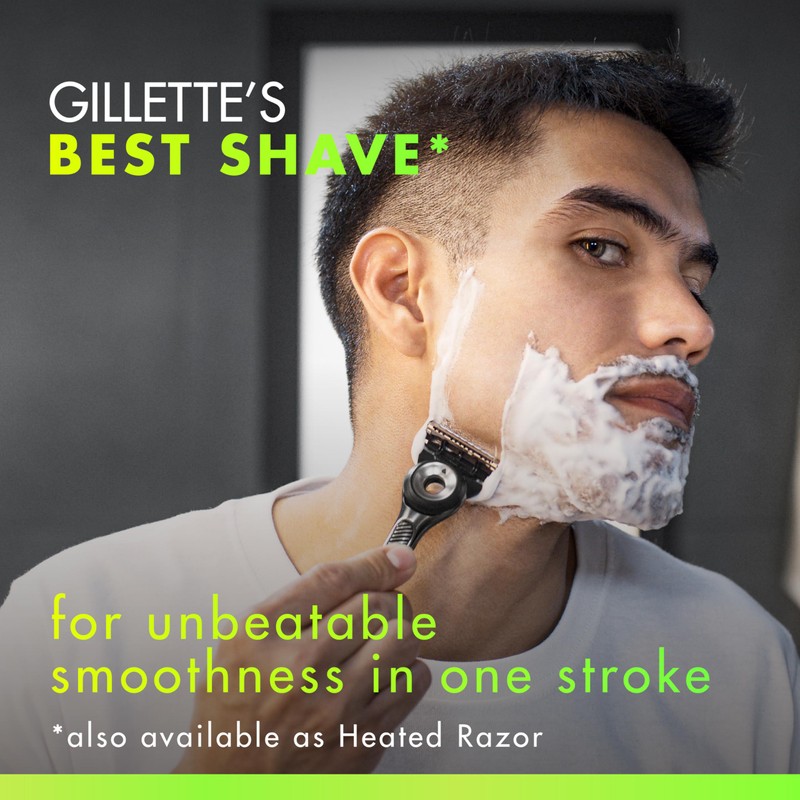 Gillette Labs Razor for Men, 1 Handle, 4 Blade Refills,