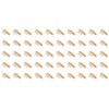 50pcs Teeth Interproximal Wedge Stainless Steel Heat Resistant Dental Matrix