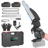 TeqHome Mini Chainsaw, 8 Inch Cordless Mini Electric Chainsaw Battery
