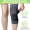 MILAIUN Knee Support for Men/Women 2 pack, Compression Adjustable Knee