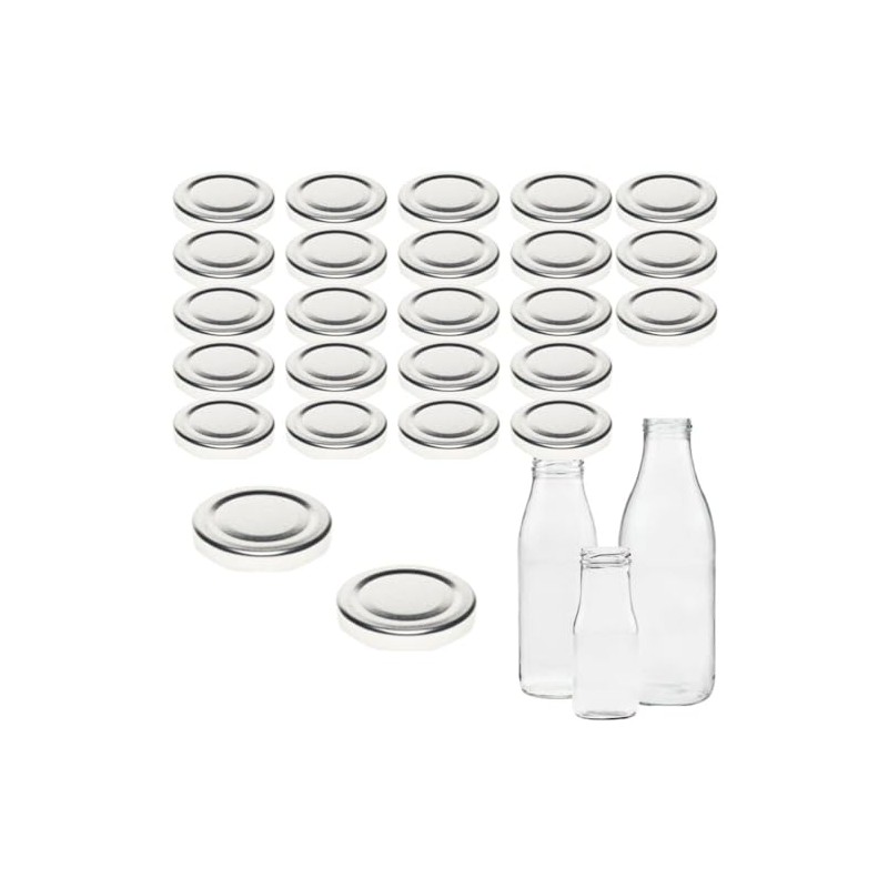 mikken TO48 Twist-Off Replacement Lid for Milk Bottles and Juice