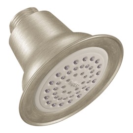 Moen Eco-Performance One-Function Shower Head 6303BN, Brushed Nickel
