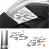 2 Stickers Compatible with Motorcycle R 1200 GS 2008-2012 White