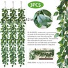 Mizii 3 Packs Artificial Vines Garland 42'' Fake Ficus Vine
